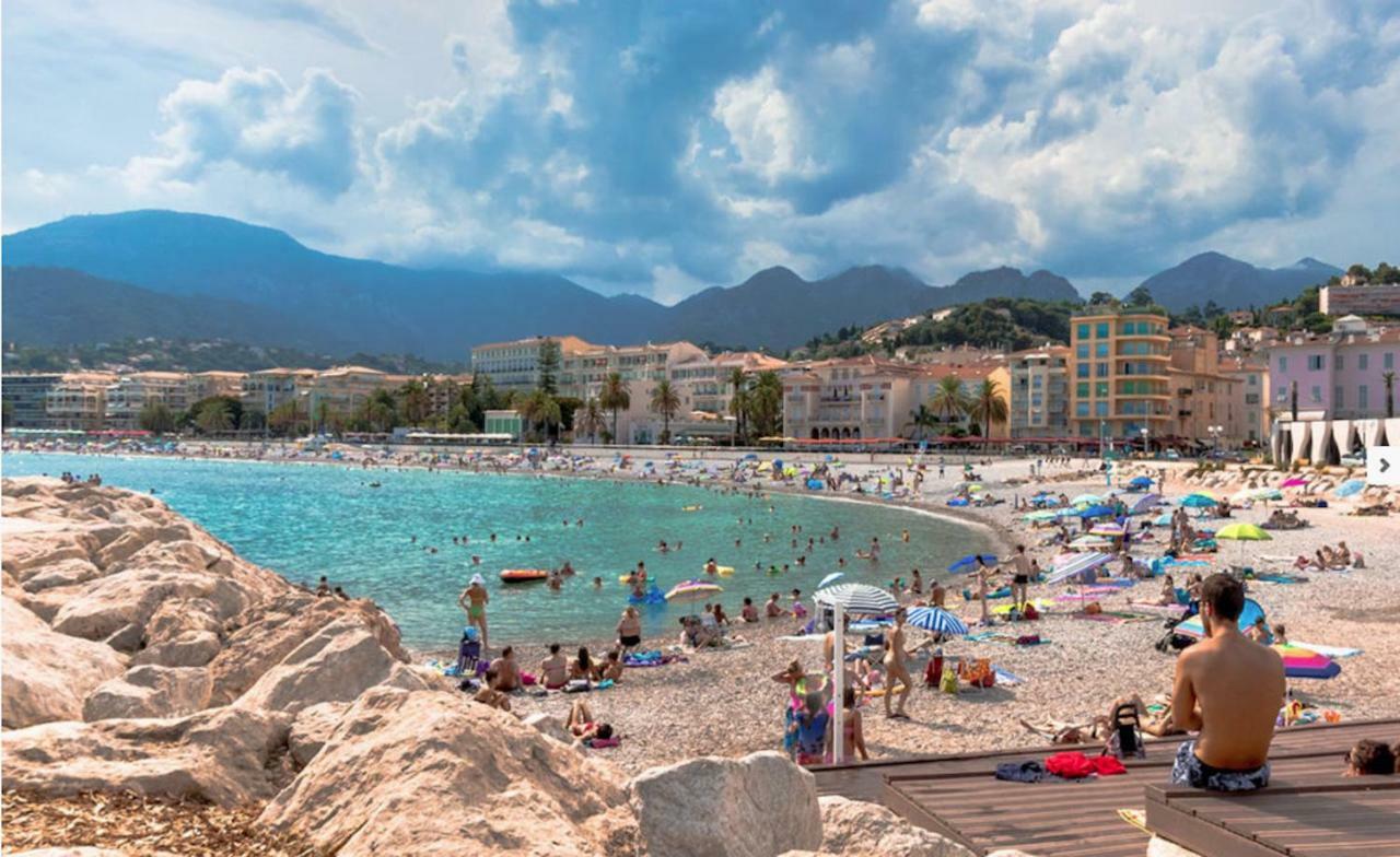 Menton Smartworking And Relax On The Beach, Seaview المظهر الخارجي الصورة